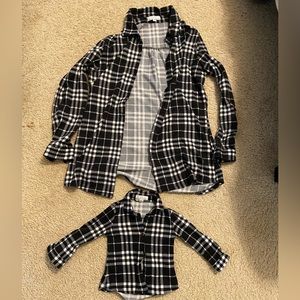 Mommy and me flannels